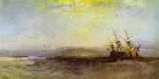 J.M.W. Turner A Ship Aground. Sweden oil painting reproduction